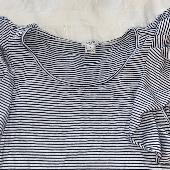 J.crew navy and white striped dress - Picture 1 of 4